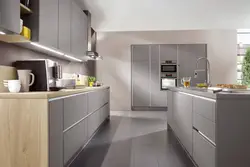Кухня ў шэрым колеры дызайн з якім колерам спалучаецца