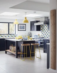 Kitchen Interior Contrasting