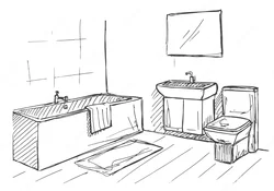 Drawn Bathroom Design