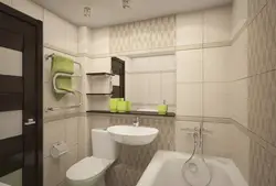 Üç otaqlı mənzildə hamam dizaynı