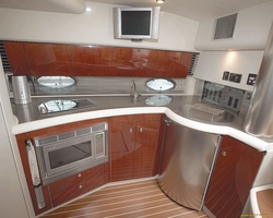 Kitchen design 6 meters in a ship photo