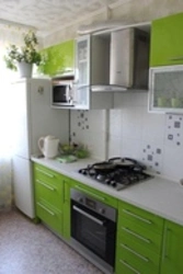 Kitchen design 2 5 meters with refrigerator