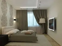 Bedroom in two-bedroom photo
