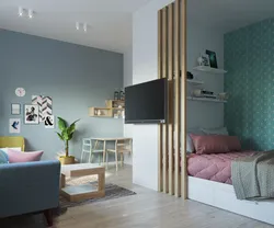 Bedroom Design In A Studio 30 Sq M