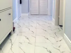 Porcelain Tiles In The Hallway And Kitchen Photo