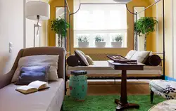 Дызайн спальні сонечным бокам