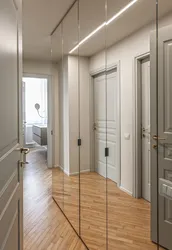 Mirror cabinet in the hallway interior photo