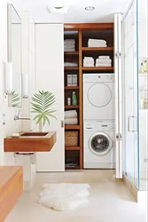 Bathroom cabinets photo in the interior