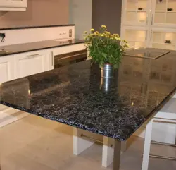 Photo of kitchen tables made of artificial stone