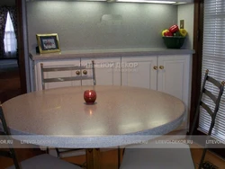 Photo Of Kitchen Tables Made Of Artificial Stone