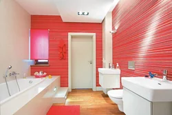 Bright bathroom and toilet design