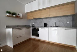 Фото кухни бело серые дерев