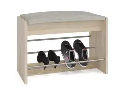 Shoe rack in the hallway photo with dimensions