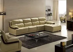 Soft sofas and armchairs for the living room photo