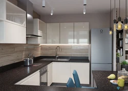 Kitchen Design In A Three-Room Apartment