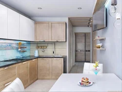 Kitchen Design In A Three-Room Apartment