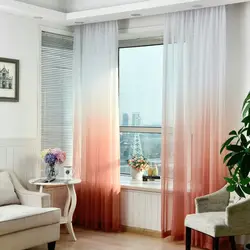 Design Of Curtains For A Window With A Balcony Door In The Bedroom