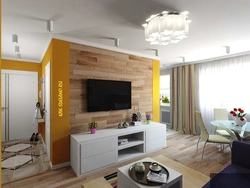 Two-room apartment in Khrushchev with a passage room photo design
