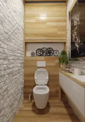 Mənzildə tualet laminat foto ilə tamamlanıb