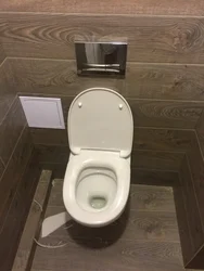 Mənzildə tualet laminat foto ilə tamamlanıb