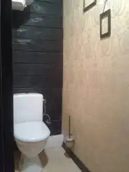 Туалет в квартире отделка ламинатом фото