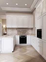 Corner kitchen modern classics in the interior photo