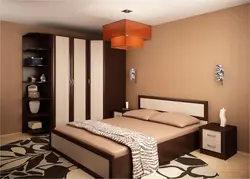 Bedrooms With Corner Wardrobe Design And Bed