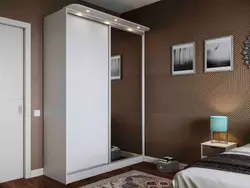 Modern two-door wardrobes photo for the bedroom