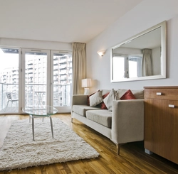 Floor to ceiling windows in apartment design