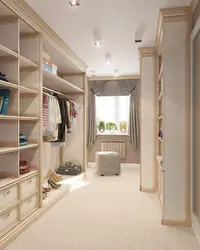 Dressing room with window design