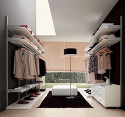 Dressing room with window design