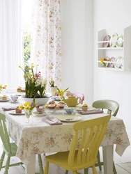 Decorating Kitchen With Flowers Photo