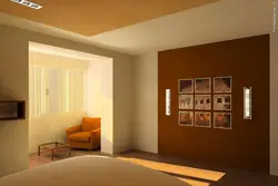Дизайн стен в гостиной краской водоэмульсионной
