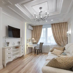 Дизайн классической гостиной спальни