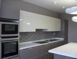 Glossy matte kitchen photo