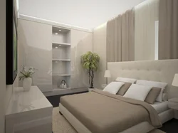 Дизайн квадратной спальни в современном стиле
