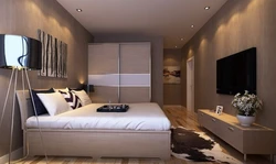 Дизайн квадратной спальни в современном стиле