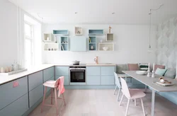 Kitchen Design In Pastel Colors