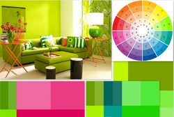Таблица цветовых сочетаний в интерьере гостиной