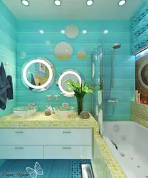 Nautical bath interior