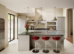 Kitchen design from the middle