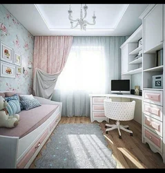 Children's bedroom design 13 sq.m.