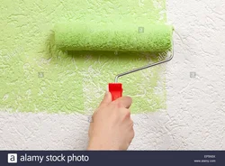 Як прыгожа пафарбаваць сцены водаэмульсійнай фарбай на кухні фота