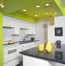 Suspended ceilings for the kitchen colors photo