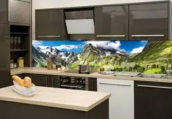 Photo printing kitchen interior