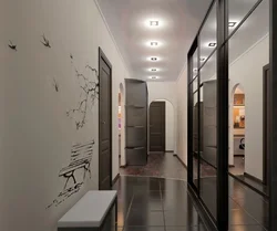 Glossy hallway interior
