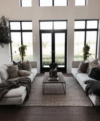 Dark Windows In The Interior Of The Apartment