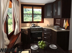 Kitchen Sets For Small Kitchens With Windows Photo