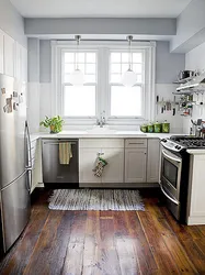 Small kitchen floor design photo