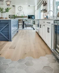 Small kitchen floor design photo